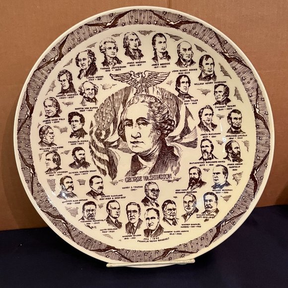 Presidential Gallery Collectible Plate of U.S. Presidents - Picture 1 of 8